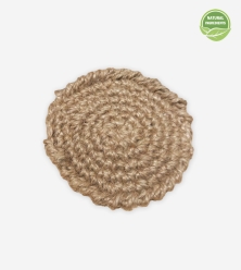 Jute Washcloth, round