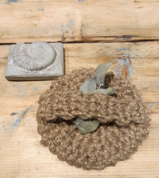 Jute Washcloth, round